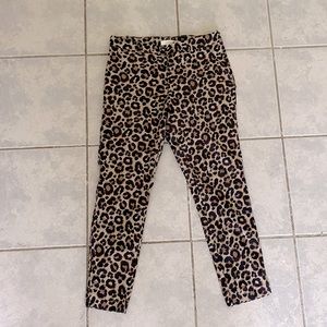 Cheetah print slacks